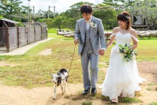 ビオスの丘で自然とフォトウエディング♪