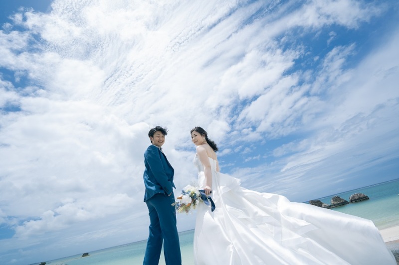 続いて、ビーチでのお写真をご紹介します~!