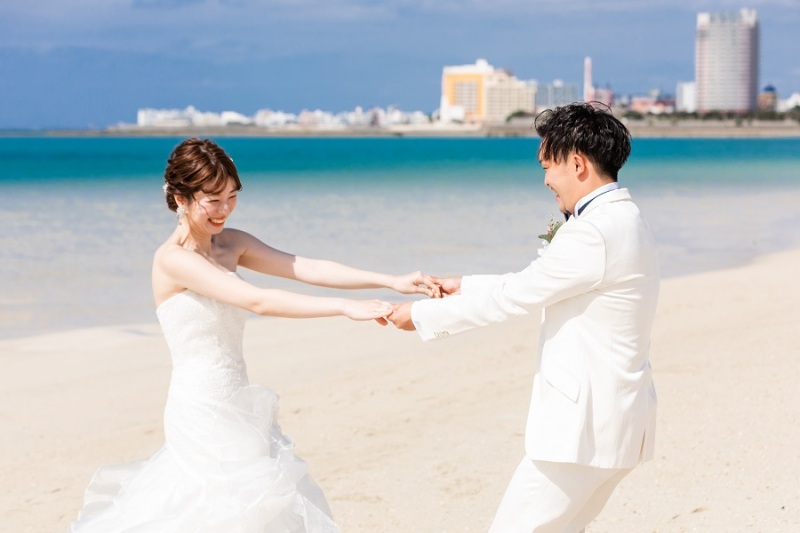 綺麗なビーチで撮りました~