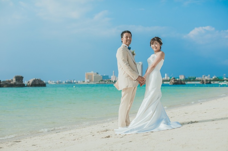 お二人手を繋いだお写真を撮りました~!!