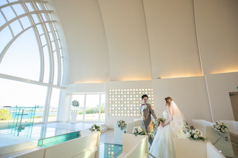 続いて、チャペルにて撮影スタート☆