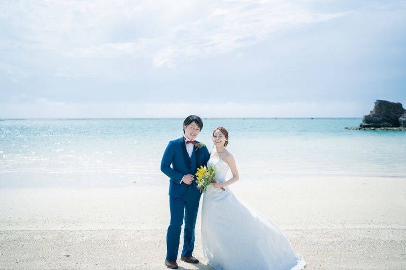 ビーチでの撮影からスタート☆