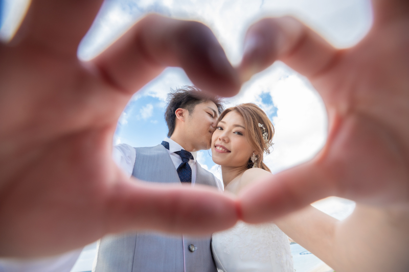 ハートの中から❤