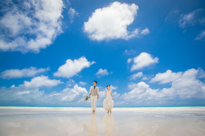 沖縄県で結婚写真 フォトウェディング 前撮り 130スタジオ検索 するならphotorait フォトレイト