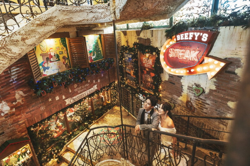 アメリカンビレッジの映える街並み