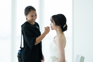 美容師同行(2ロケーション)+新婦ヘアスタイルチェンジB