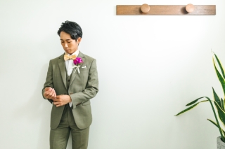新郎ヘアセット&メイク
