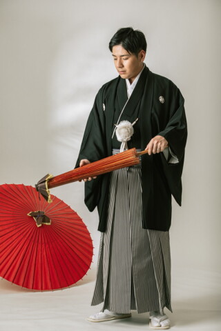 洋装から和装へグレードアップ(新郎)