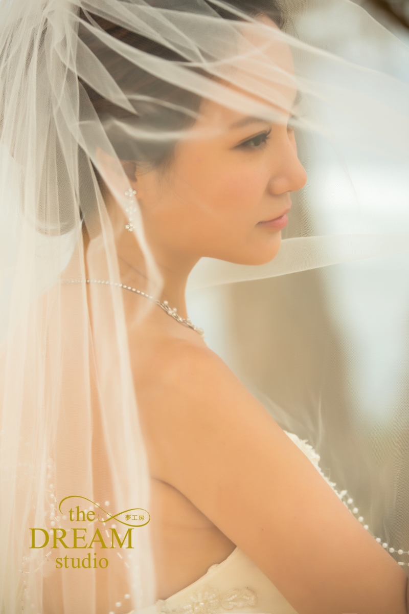 ベールをまとった美しい一枚