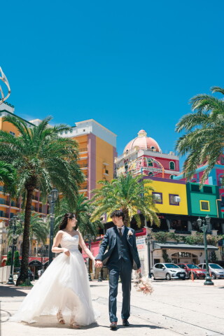 CREATIVE STUDIO by ワタベウェディング_◇街並みロケ◇沖縄を代表するアメリカンビレッジ/港川外人住宅