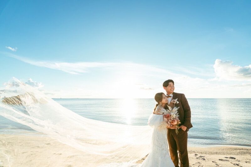 CREATIVE STUDIO by ワタベウェディング_海で撮影できる