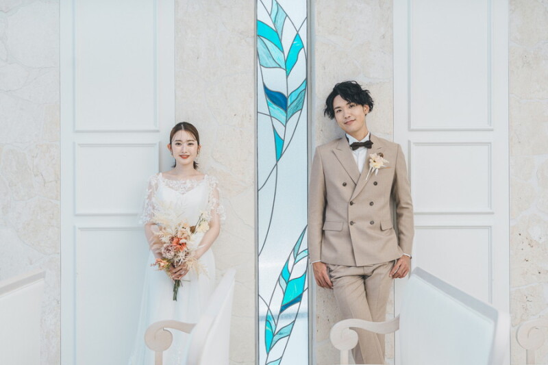 ★年末年始特価★12月~2026年1月撮影限定☆海が一望できるリゾートチャペルフォト*衣裳&ヘアメイク込*50カットプラン