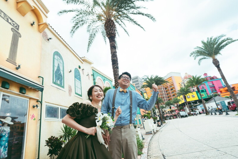 【ドレス2着付】≪2月成約限定≫アメリカンビレッジ＋ビーチ100カット◎&yen;159,500&rArr;&yen;99,000◎写真映えならここ！