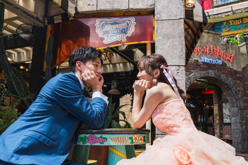 【ドレス2着付】≪2月成約限定≫アメリカンビレッジ＋ビーチ100カット◎&yen;159,500&rArr;&yen;99,000◎写真映えならここ！