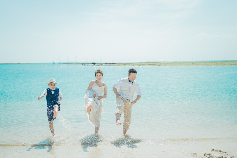 【春割❀ファミリーフォト】3月4月撮影歓迎！≪2月ご成約≫ビーチ＆グリーン100カット＋ベビーシッター付◎￥83,050