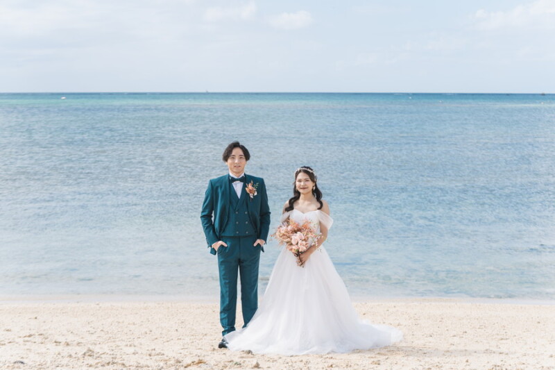 【ドレス2着付】≪2月成約限定≫チャペル＆ガーデン＋ビーチ100カット◎&yen;215,600&rArr;&yen;132,000