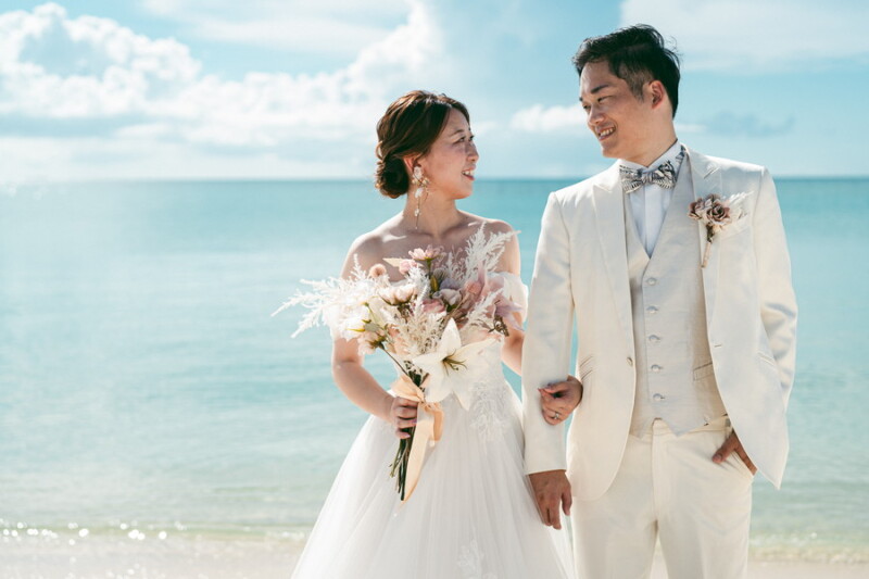 【ドレス2着付】≪2月ご成約≫ビーチ＆グリーン50カット &yen;101,500&rArr;￥66,000［ドレス60着以上が無料で選べる！］