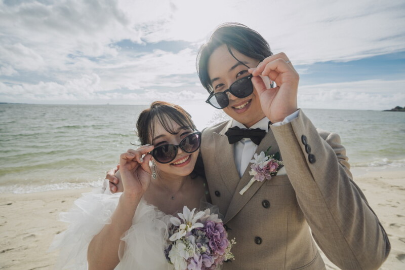 最安！【ビーチ＆グリーンフォト50カット】≪2月ご成約≫&yen;79,200&rarr;￥55,000［ドレス60着以上から無料で選べる］