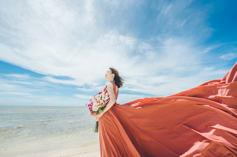 【ソロウェディングフォト】推し活も♡プロのメイク&撮影で最高のご褒美体験を|チャペル+ガーデン+ビーチ50カット