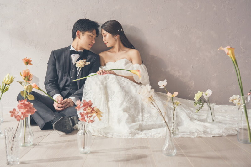 ビーチ&スタジオフォト<和洋装>100カット◇ドレスと和装♪ビーチフォトとスタジオフォト♪王道フォトが一日で!