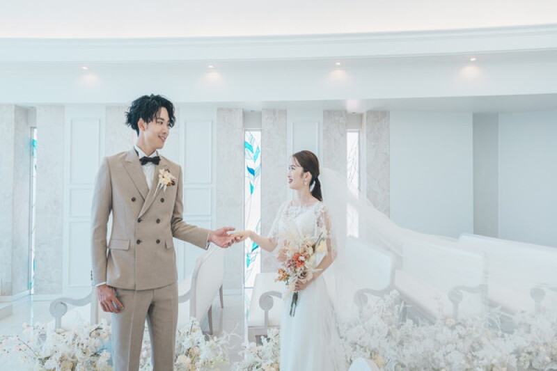 ★年末年始特価★12月~2026年1月撮影限定☆海が一望できるリゾートチャペルフォト*衣裳&ヘアメイク込*50カットプラン