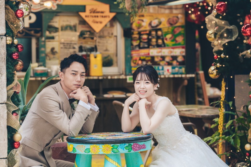 【8月成約】❀ドレス2着❀4か所から選べるロケーション+ビーチツアー100カット◎¥148,500⇒¥99,000◎雨天保証込