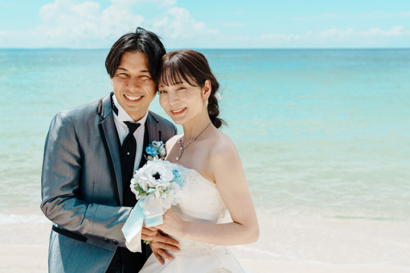 【挙式付】≪2月成約限定≫【チャペル＋ビーチ＋ガーデン 100カット】&yen;194,000&rArr;&yen;158,400◎おふたりでもみんなでも