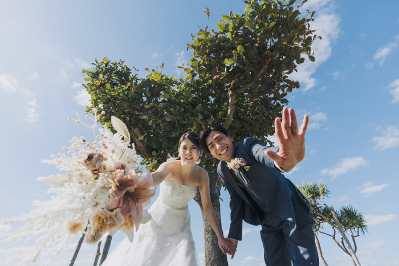 【ドレス2着付】≪2月ご成約≫ビーチ＆グリーン50カット &yen;101,500&rArr;￥66,000［ドレス60着以上が無料で選べる！］