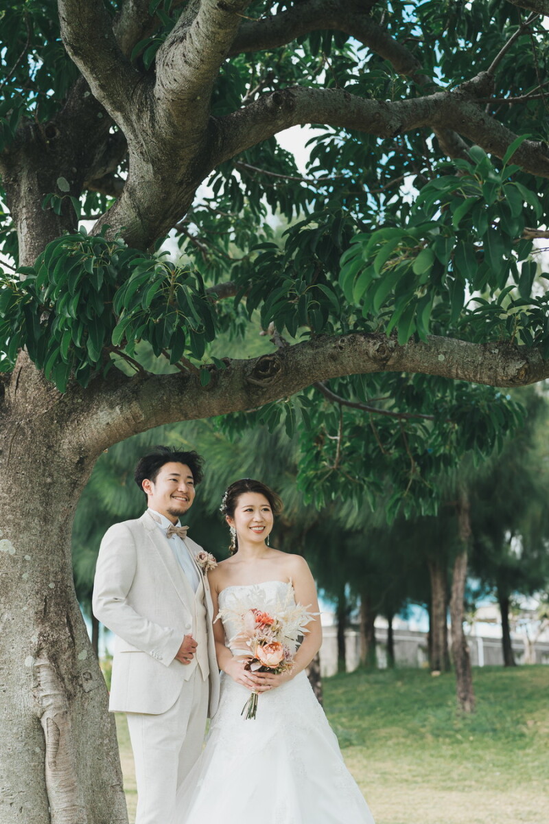 【県内最安☆期間限定】1月申込3月撮影までの大特価￥11,000！ビーチ＆グリーンフォト100カット◎衣裳|ヘアメイク|雨天保証