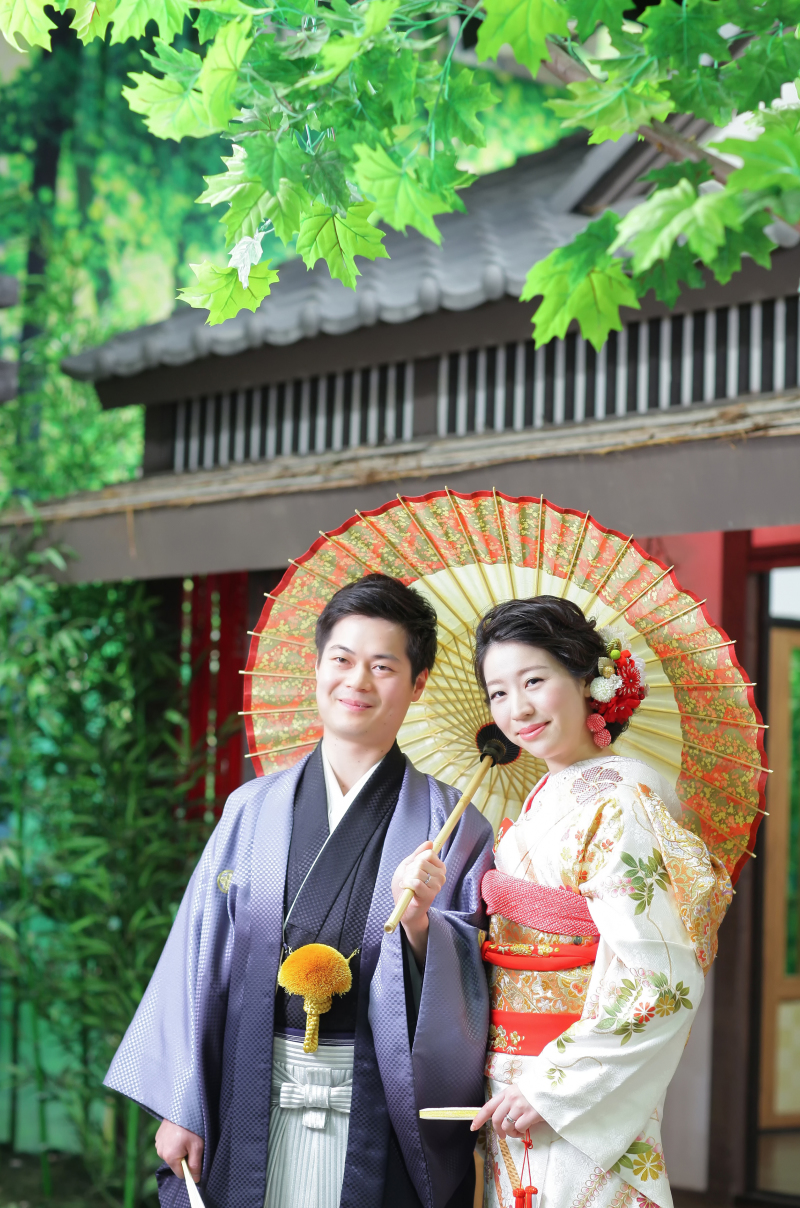 小物を合わせてお嫁様仕様に