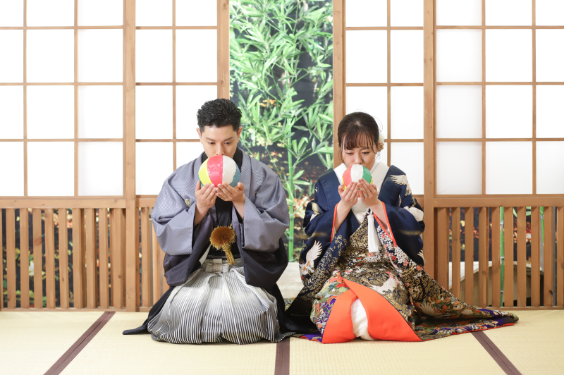 紙風船をふーっと