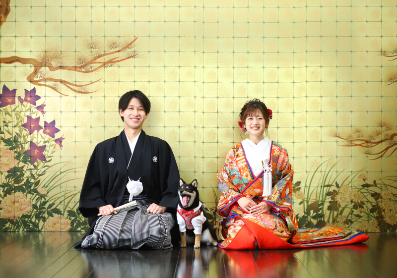 ワンちゃんとの撮影!
