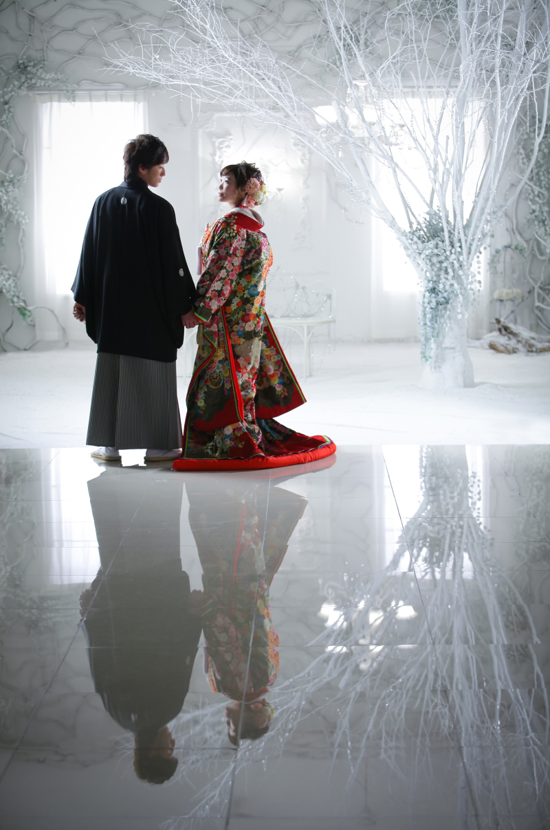 色打掛×ウェディングドレス