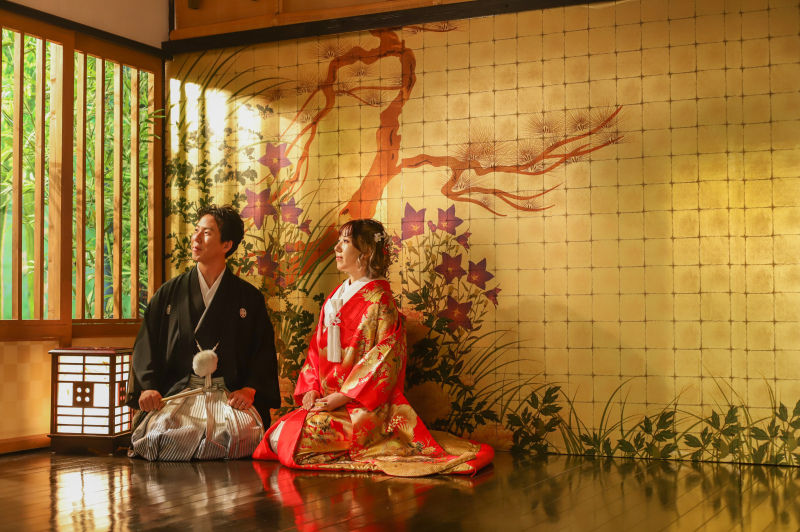 雰囲気ある座りショット