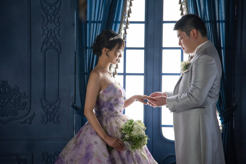 カラードレスでガラッとチェンジ★