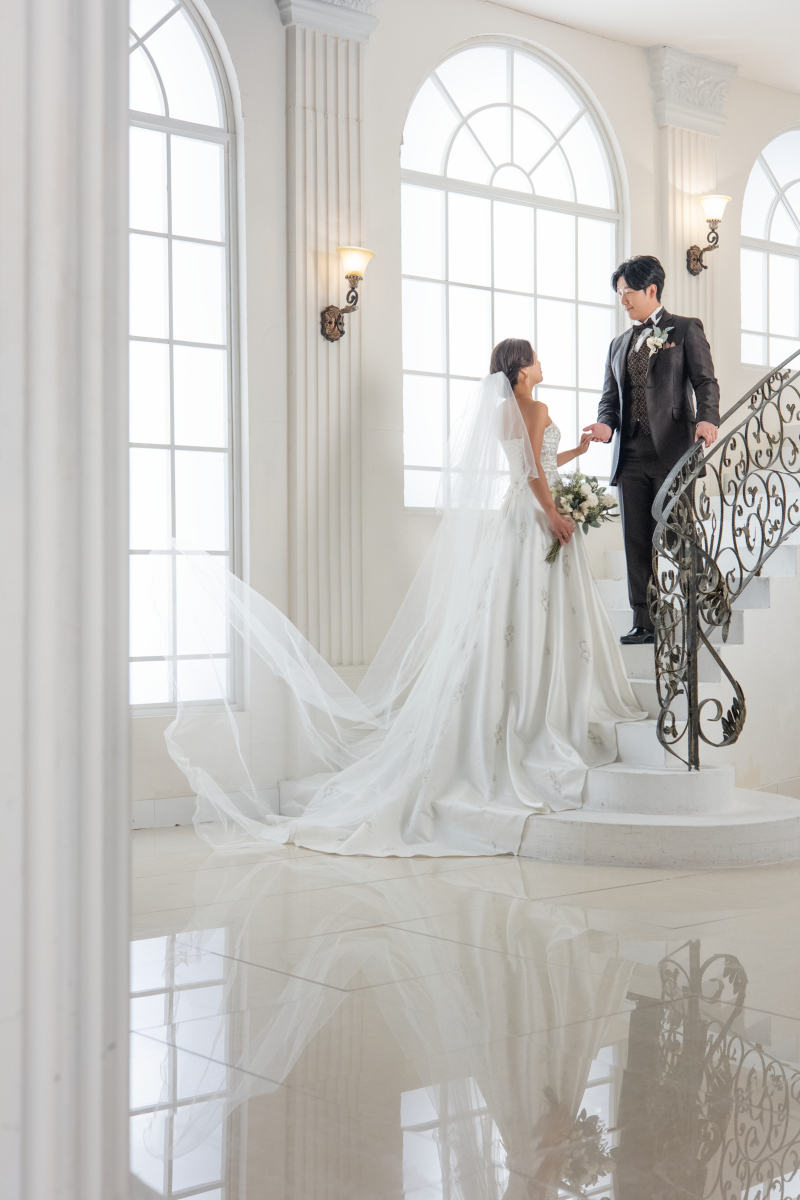 お嫁様のバックショットは必須