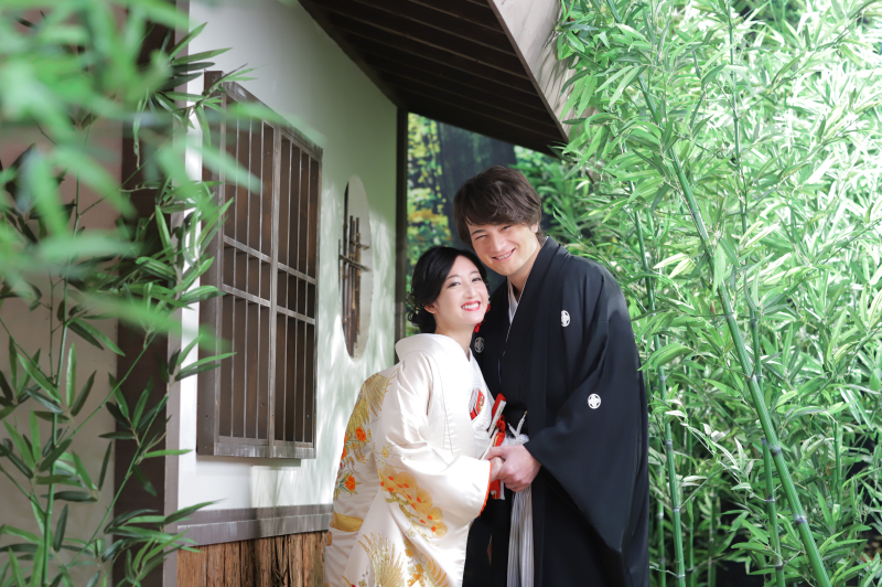 自然な感じに和装撮影