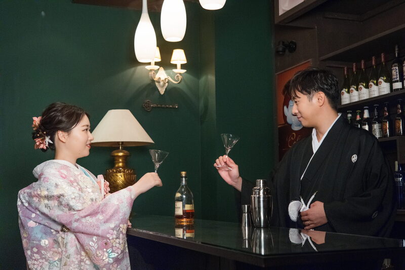 バーテンダーの新郎様
