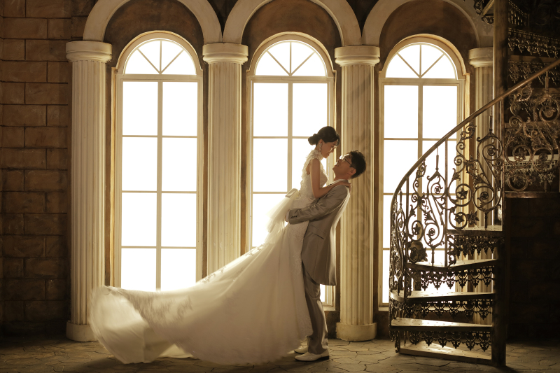 ウェディングドレス1着目