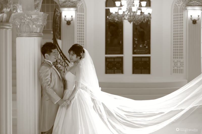 セピア調のお写真で