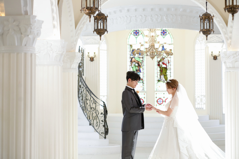 誓いのシーンは