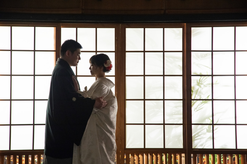 シルエット調でシックに