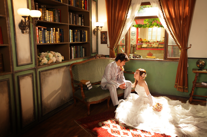 夕暮れの中･･･