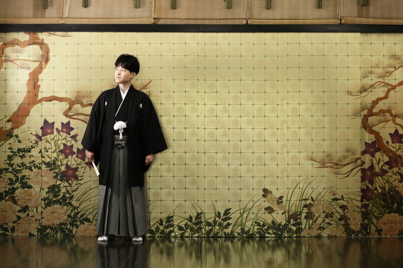 ご新郎様のソロショット。