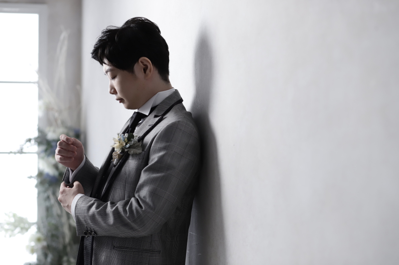 ご新郎様ソロショット。