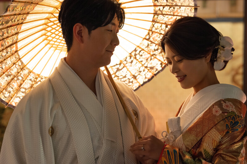 想い合う素敵な表情