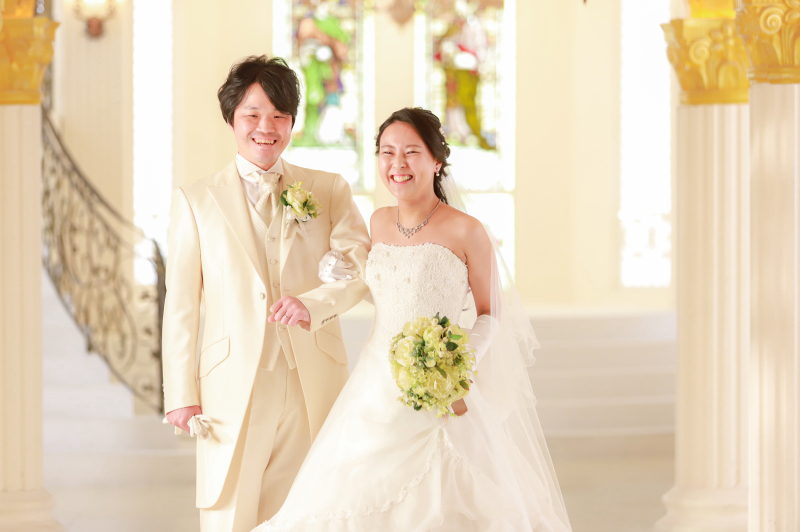 笑顔がお二人とも素敵なんです!