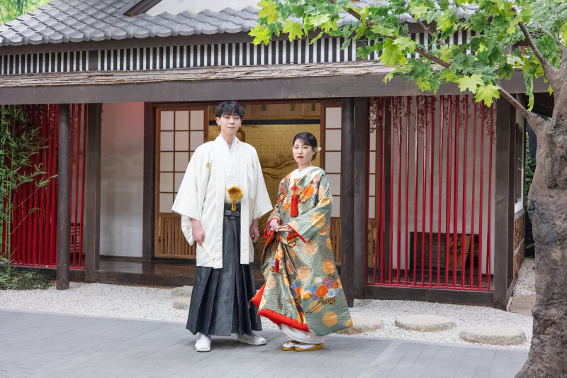 もちろん定番の立ち姿も