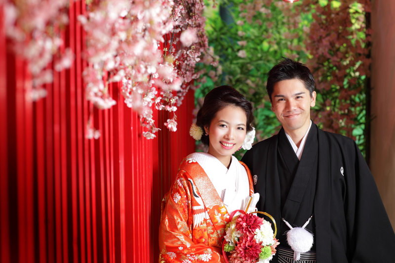 定番の赤い柵♪