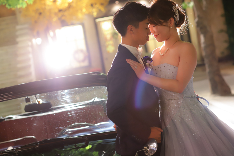 夜でしっとりと